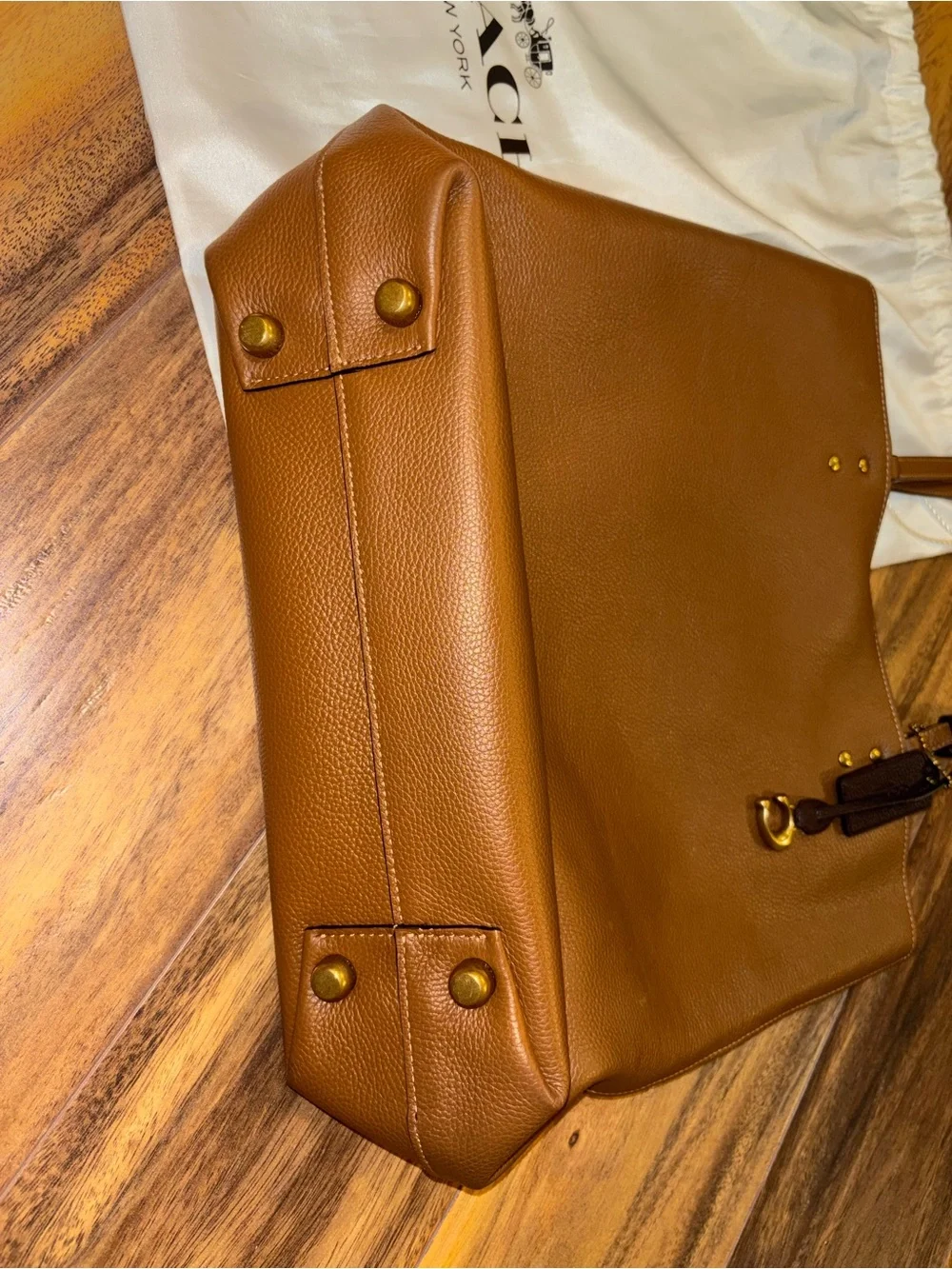 Coach pebbled leather